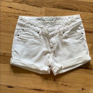 XX SOLD XX White jean shorts